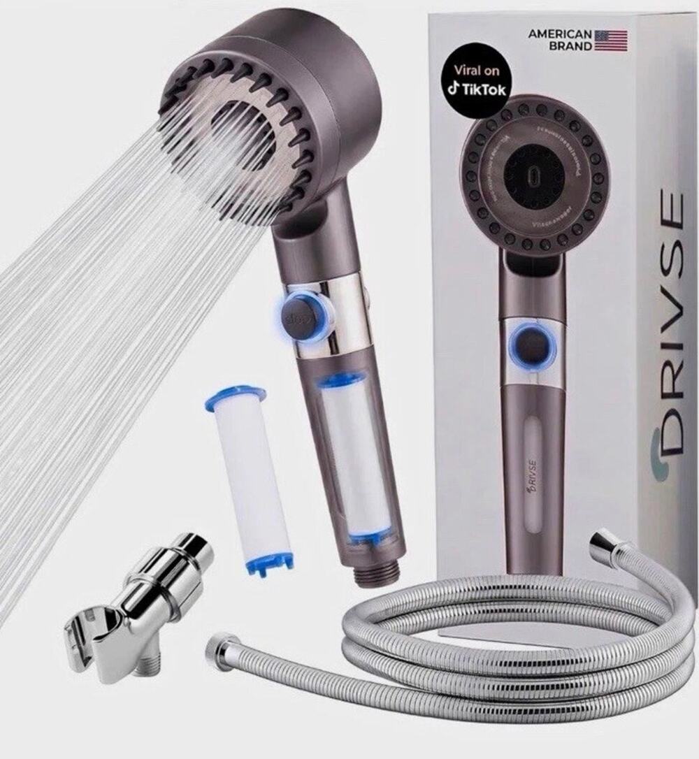 NWT DRIVSE IonDrops Filtered Shower Head